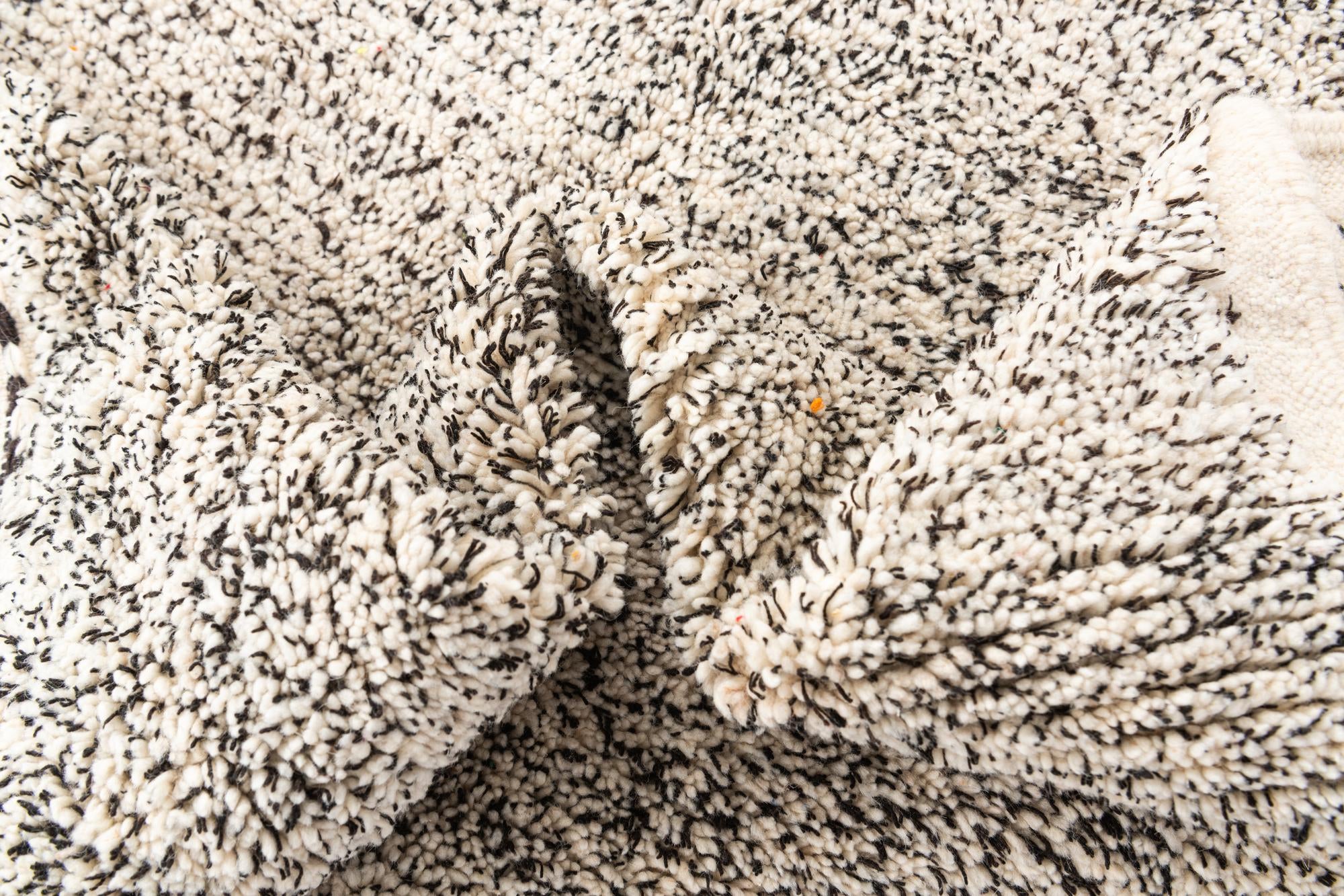 6' 7 x 10' Hand Knotted Moroccan Wool Rug