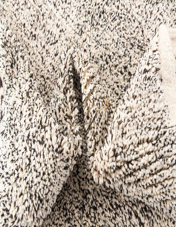 Detail image of 6' 7 x 10'  Hand Knotted Moroccan Wool Rug