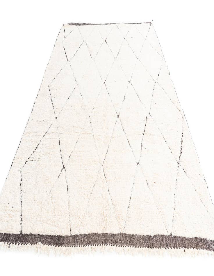 Detail image of 7' x 9' 9  Hand Knotted Moroccan Wool Rug