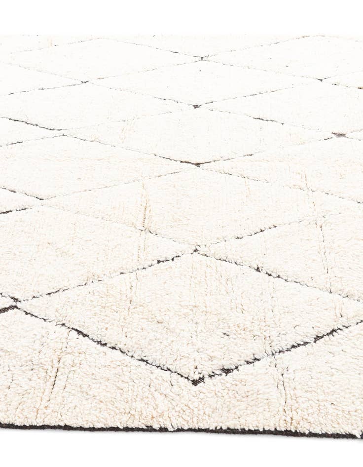 Detail image of 7' x 9' 9  Hand Knotted Moroccan Wool Rug