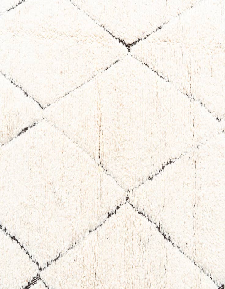 Detail image of 7' x 9' 9  Hand Knotted Moroccan Wool Rug