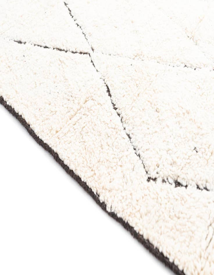 Detail image of 7' x 9' 9  Hand Knotted Moroccan Wool Rug