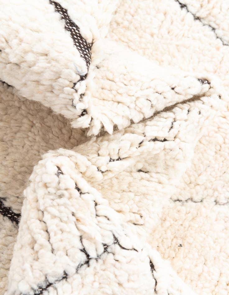 Detail image of 7' x 9' 9  Hand Knotted Moroccan Wool Rug