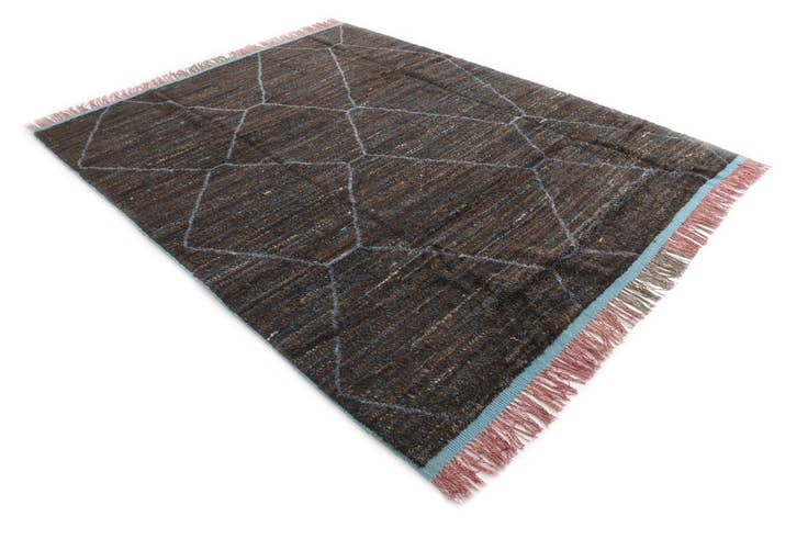 Detail image of 7' 10 x 10' 2 Hand Knotted Moroccan Wool Rug