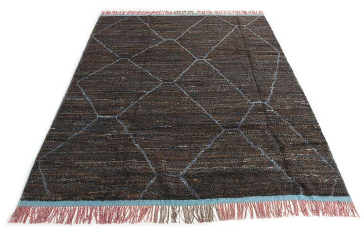 7' 10 x 10' 2 Hand Knotted Moroccan Wool Rug