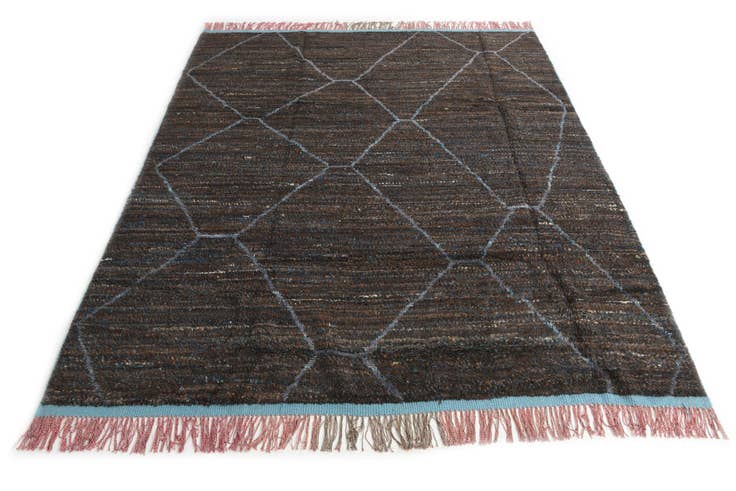 Detail image of 7' 10 x 10' 2 Hand Knotted Moroccan Wool Rug