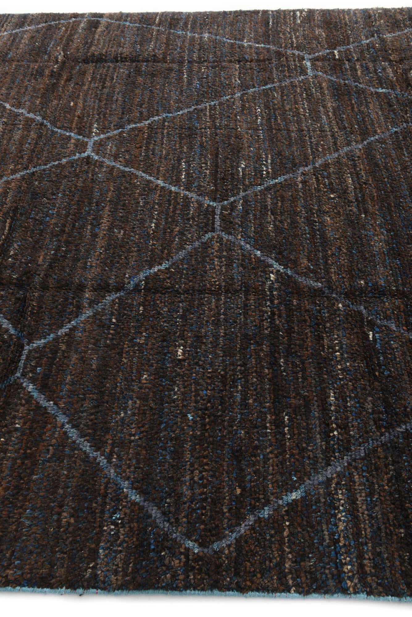 7' 10 x 10' 2 Hand Knotted Moroccan Wool Rug