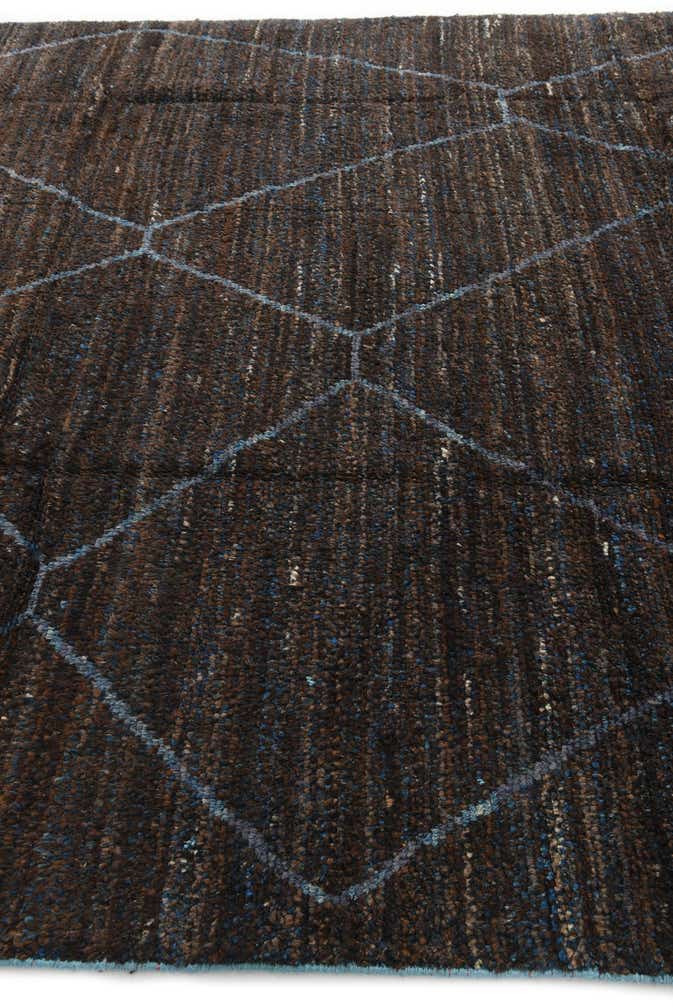 7' 10 x 10' 2 Hand Knotted Moroccan Wool Rug