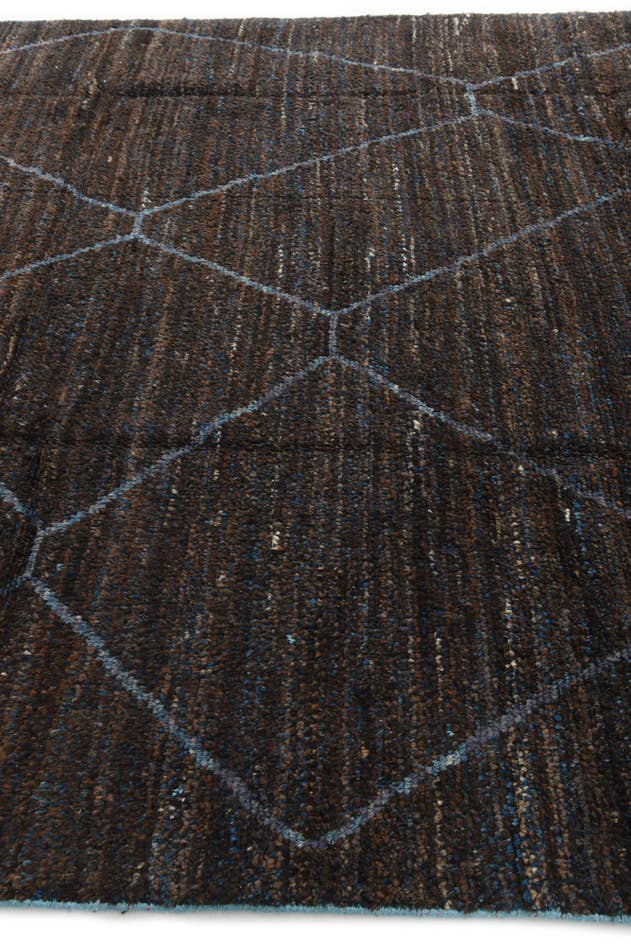 Detail image of 7' 10 x 10' 2 Hand Knotted Moroccan Wool Rug