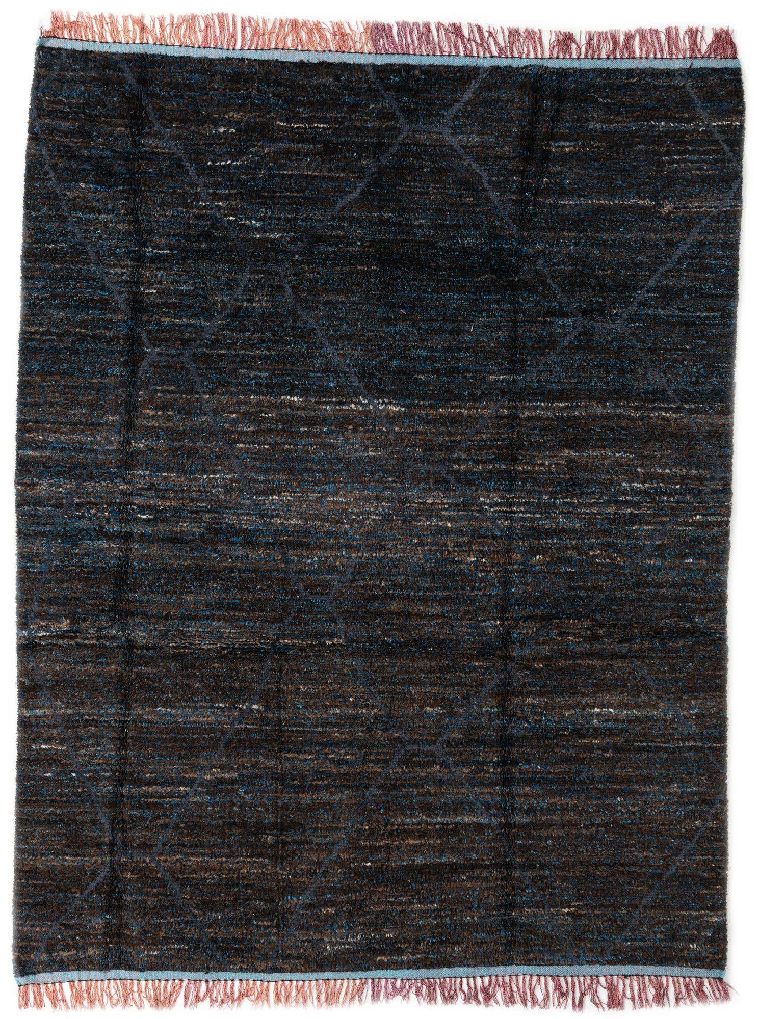 7' 8 x 9' 10 Hand Knotted Moroccan Wool Rug