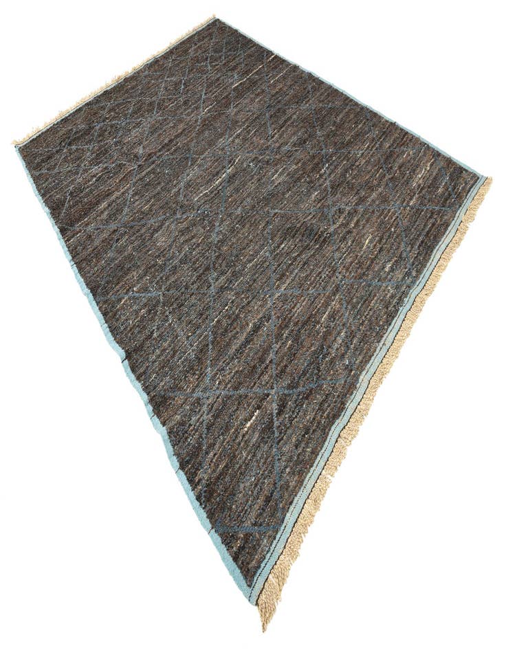 Detail image of 8' x 10' 7  Hand Knotted Moroccan Wool Rug