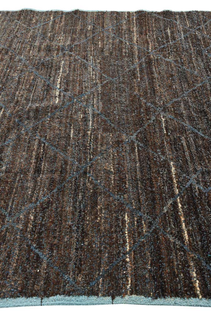 8' x 10' 7 Hand Knotted Moroccan Wool Rug