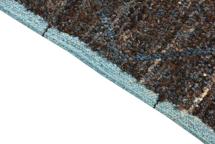 8' x 10' 7 Hand Knotted Moroccan Wool Rug