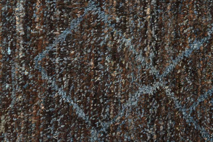 8' x 10' 7 Hand Knotted Moroccan Wool Rug