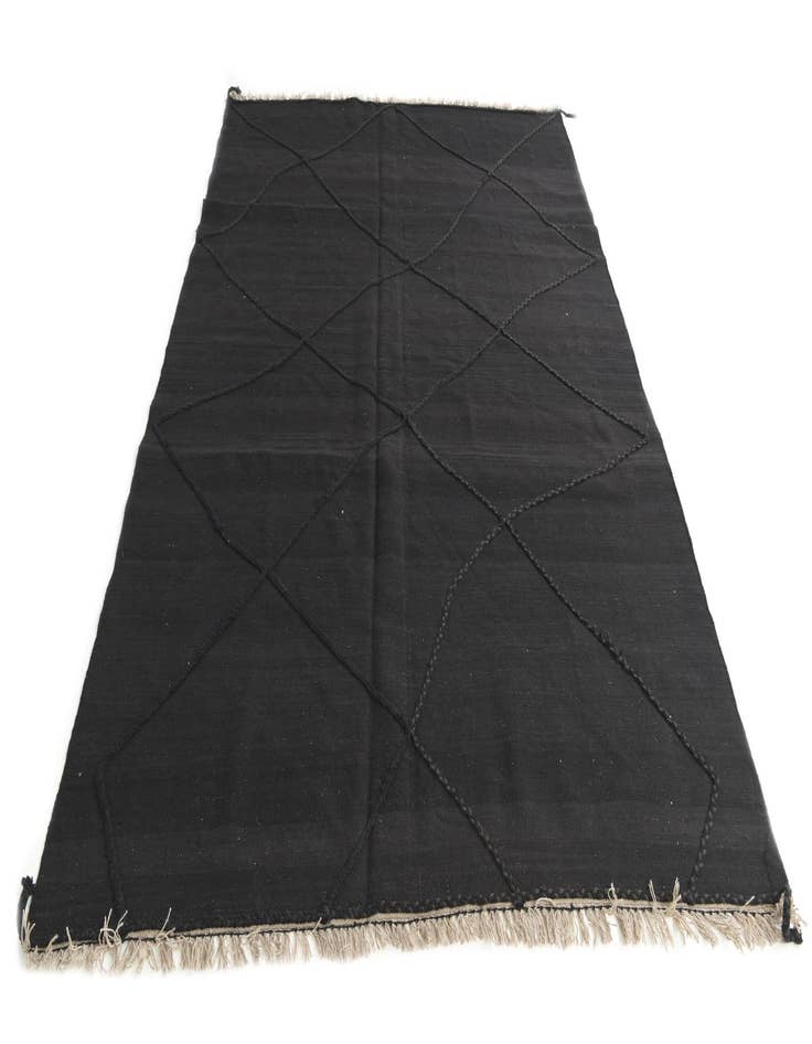 Detail image of 6' 7 x 10' 1 Hand Knotted Moroccan Wool Rug