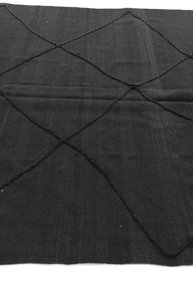 Detail image of 6' 7 x 10' 1 Hand Knotted Moroccan Wool Rug