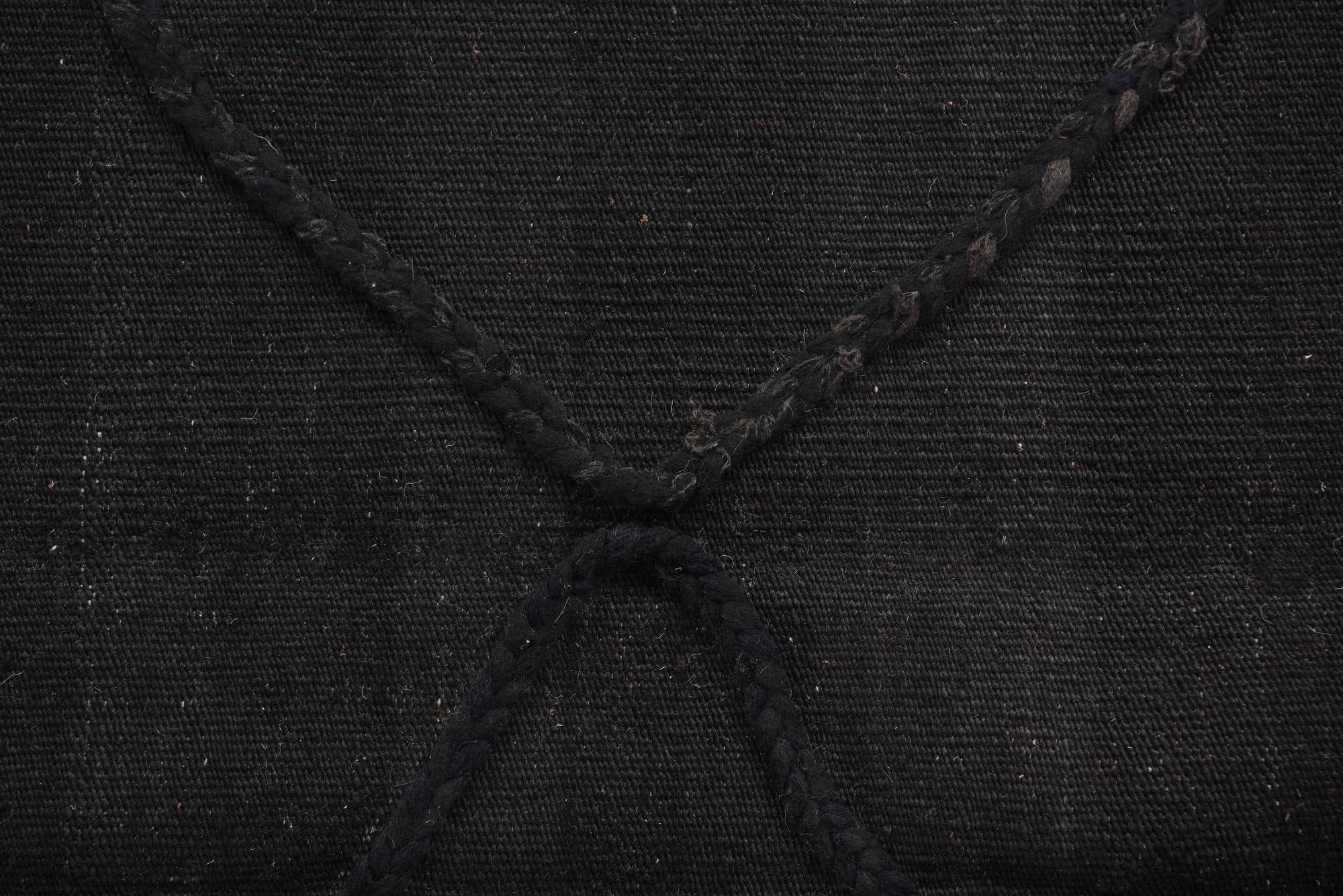 6' 7 x 10' 1 Hand Knotted Moroccan Wool Rug