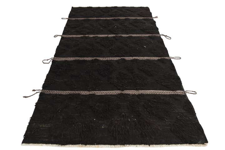 5' x 9' 4 Hand Knotted Moroccan Wool Rug