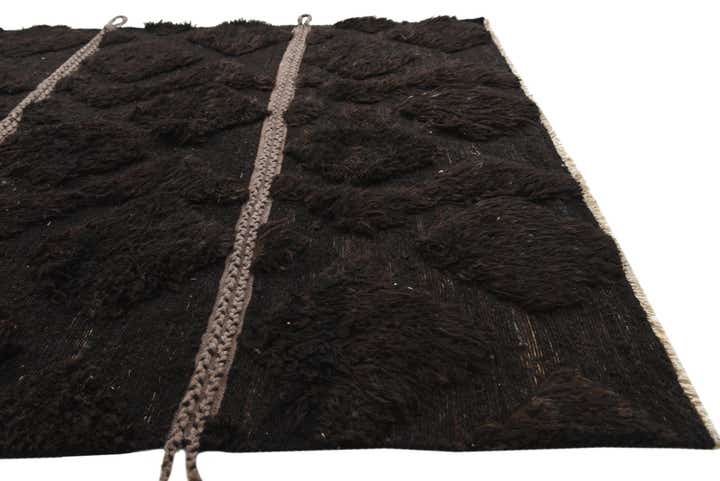 5' x 9' 4 Hand Knotted Moroccan Wool Rug