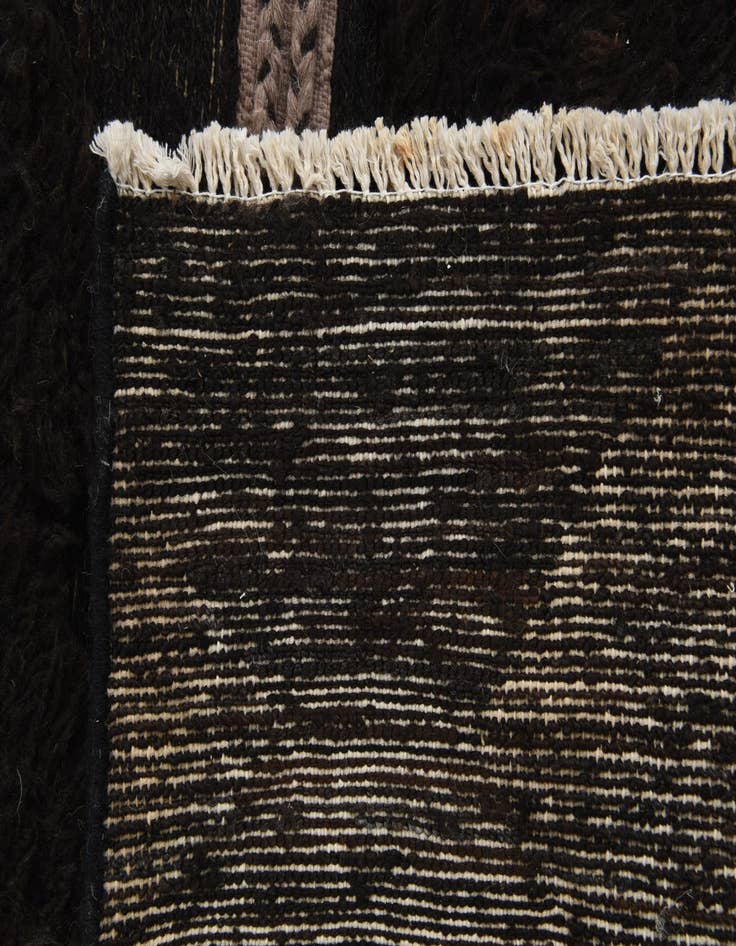 Detail image of 5' x 9' 4  Hand Knotted Moroccan Wool Rug