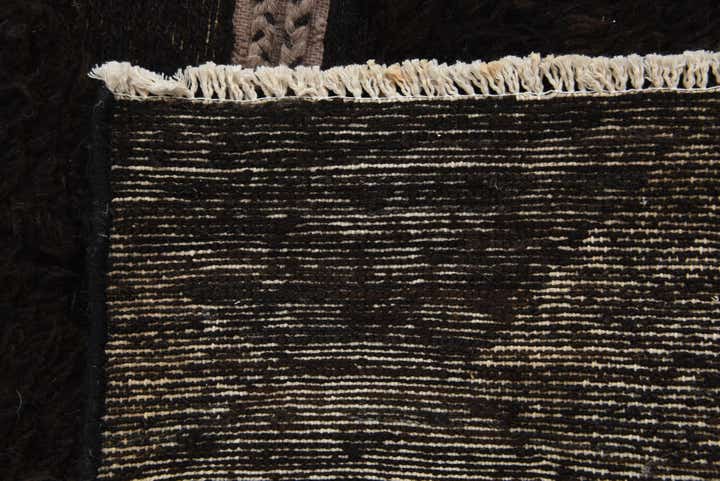 5' x 9' 4 Hand Knotted Moroccan Wool Rug