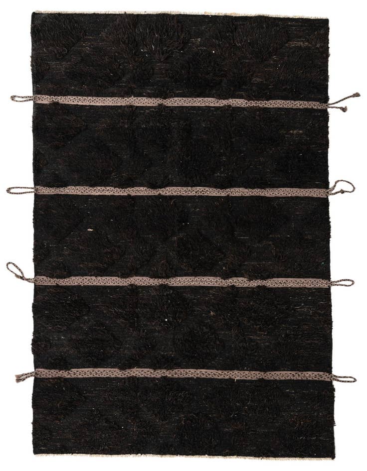 Detail image of 5' x 9' 4 Hand Knotted Moroccan Wool Rug