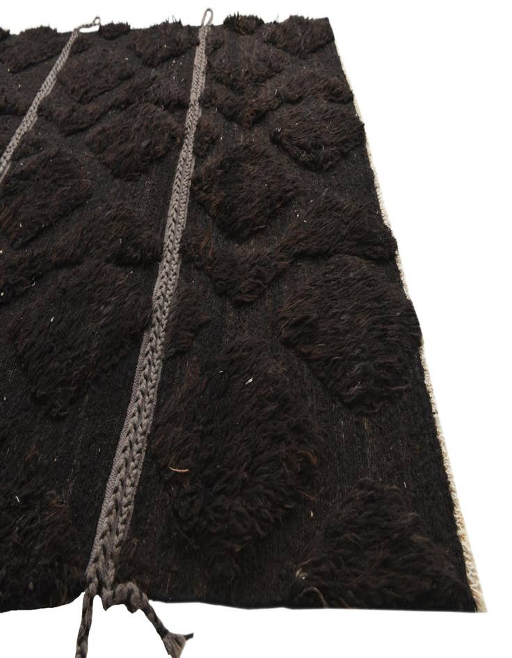 Detail image of 5' 2 x 9' 6  Hand Knotted Moroccan Wool Rug