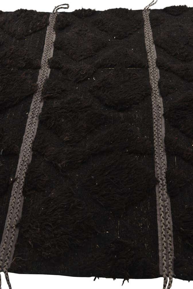 5' 2 x 9' 6 Hand Knotted Moroccan Wool Rug