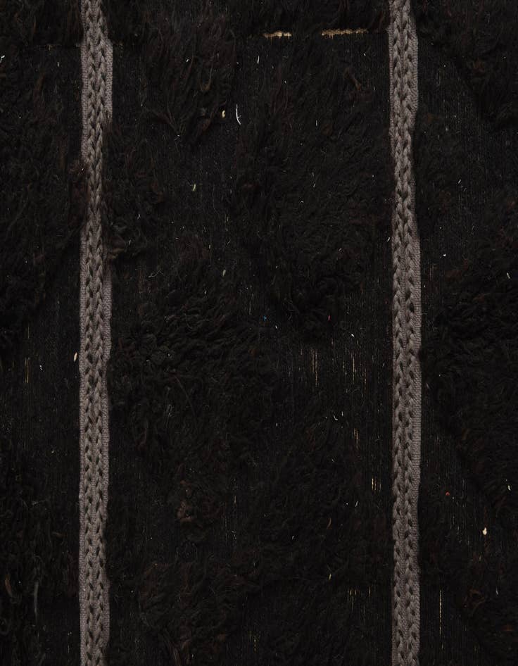 Detail image of 5' 2 x 9' 6  Hand Knotted Moroccan Wool Rug