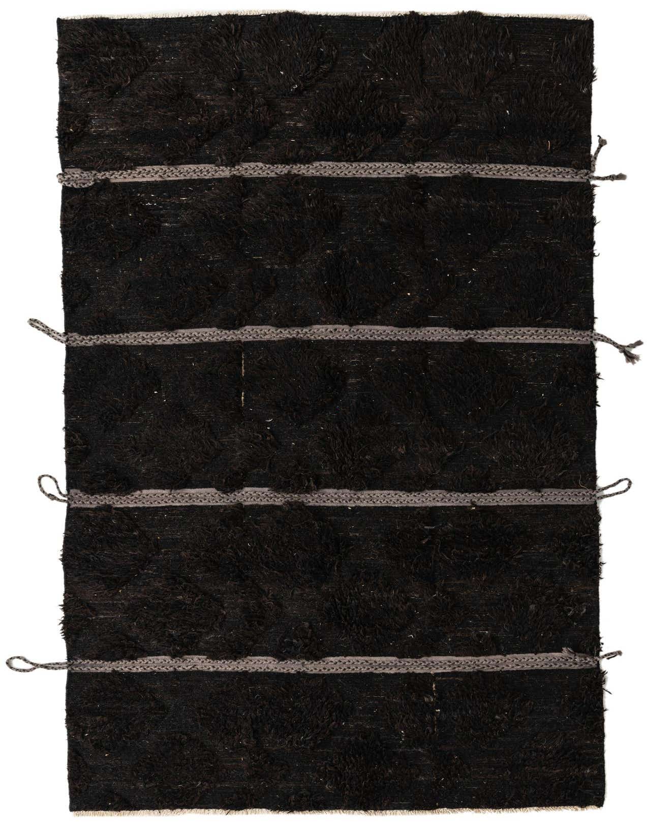 5' 2 x 9' 6 Hand Knotted Moroccan Wool Rug