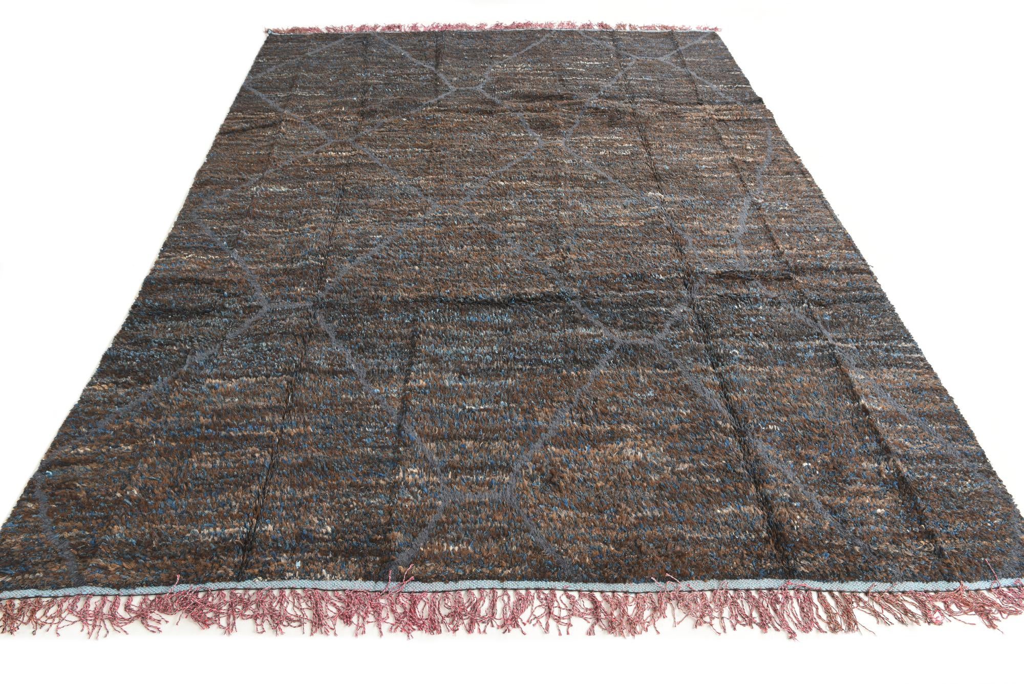 7' 7 x 10' 1 Hand Knotted Moroccan Wool Rug