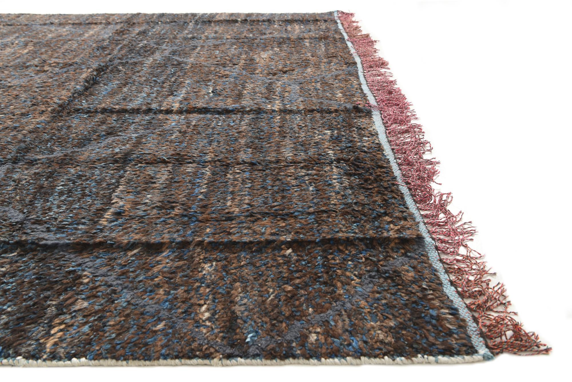 7' 7 x 10' 1 Hand Knotted Moroccan Wool Rug