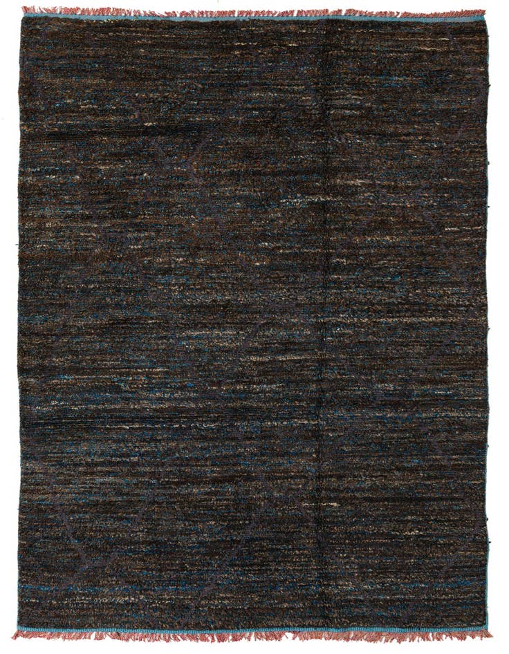 Detail image of 5' 7 x 9' 1 Hand Knotted Moroccan Wool Rug