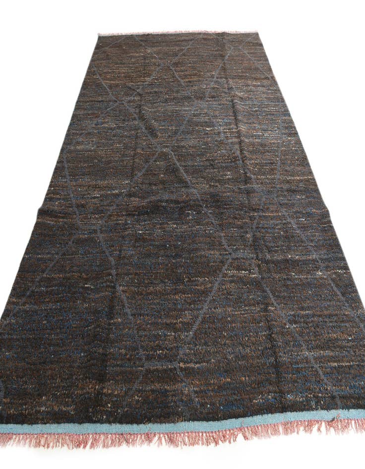 Detail image of 8' 10 x 12' 3  Hand Knotted Moroccan Wool Rug