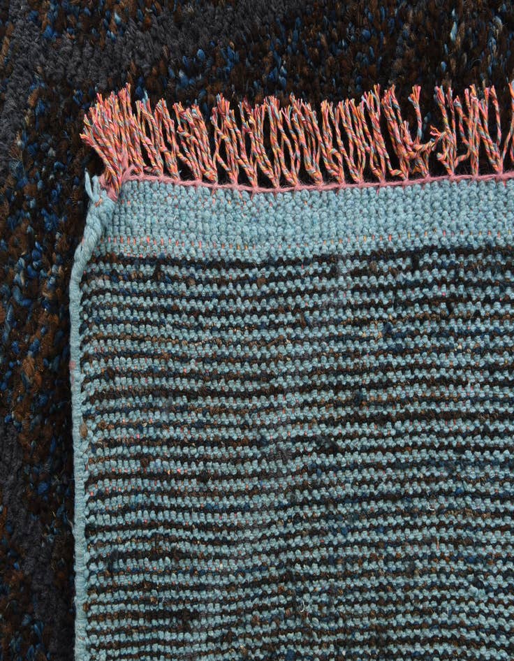 Detail image of 8' 10 x 12' 3  Hand Knotted Moroccan Wool Rug