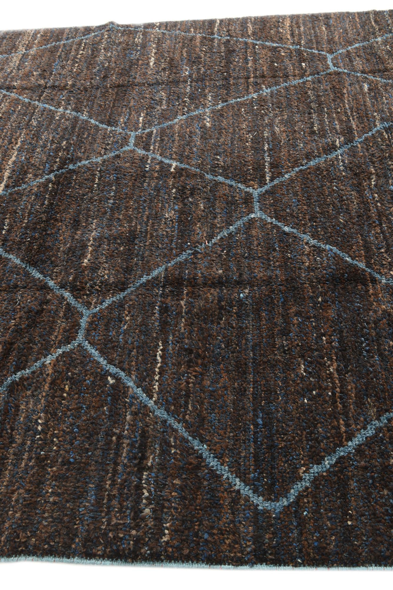 8' x 10' Hand Knotted Moroccan Wool Rug