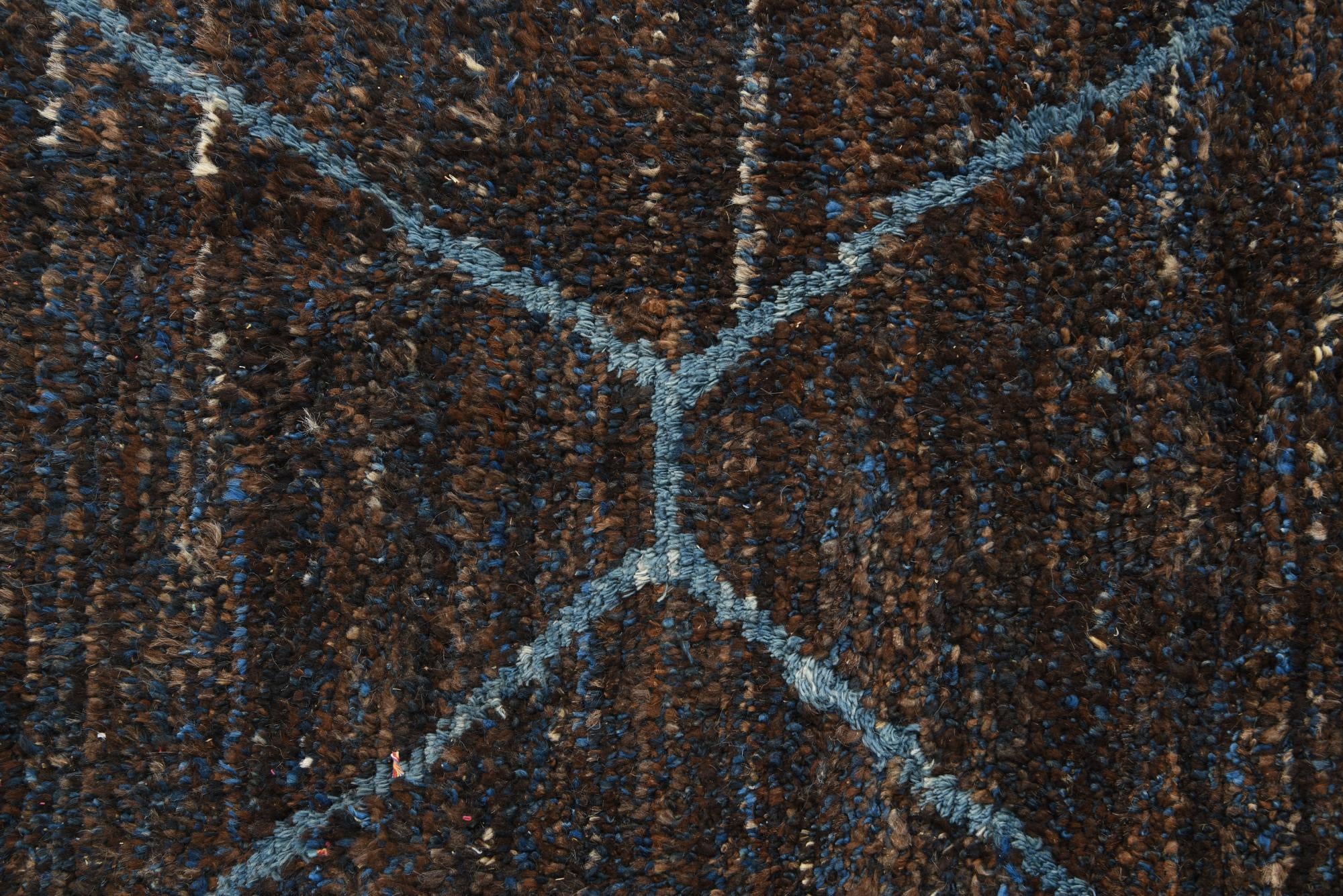 8' x 10' Hand Knotted Moroccan Wool Rug