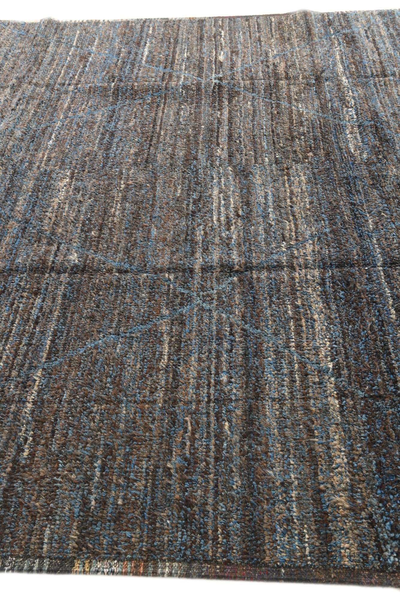 8' 10 x 12' 9 Hand Knotted Moroccan Wool Rug