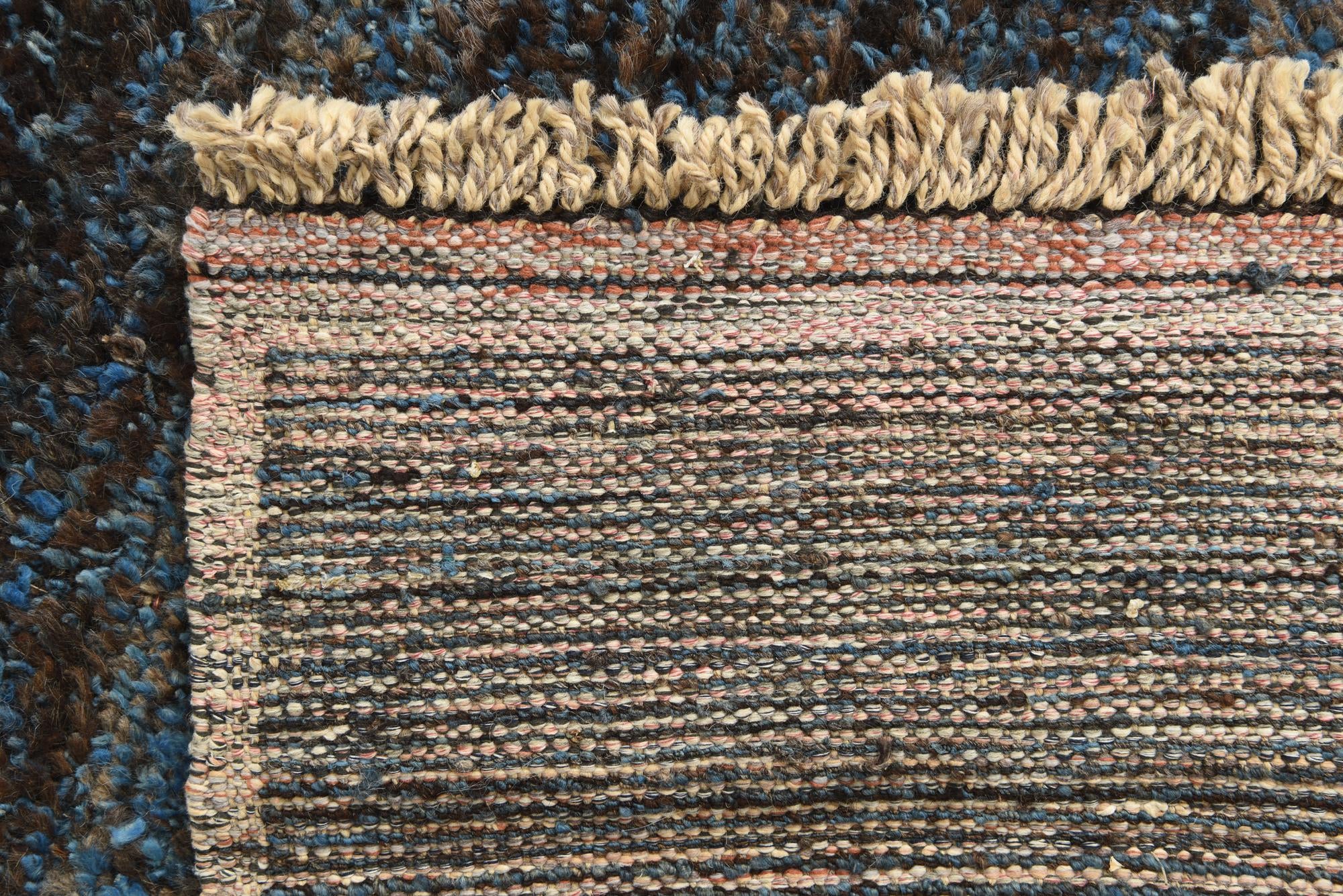 8' 10 x 12' 9 Hand Knotted Moroccan Wool Rug