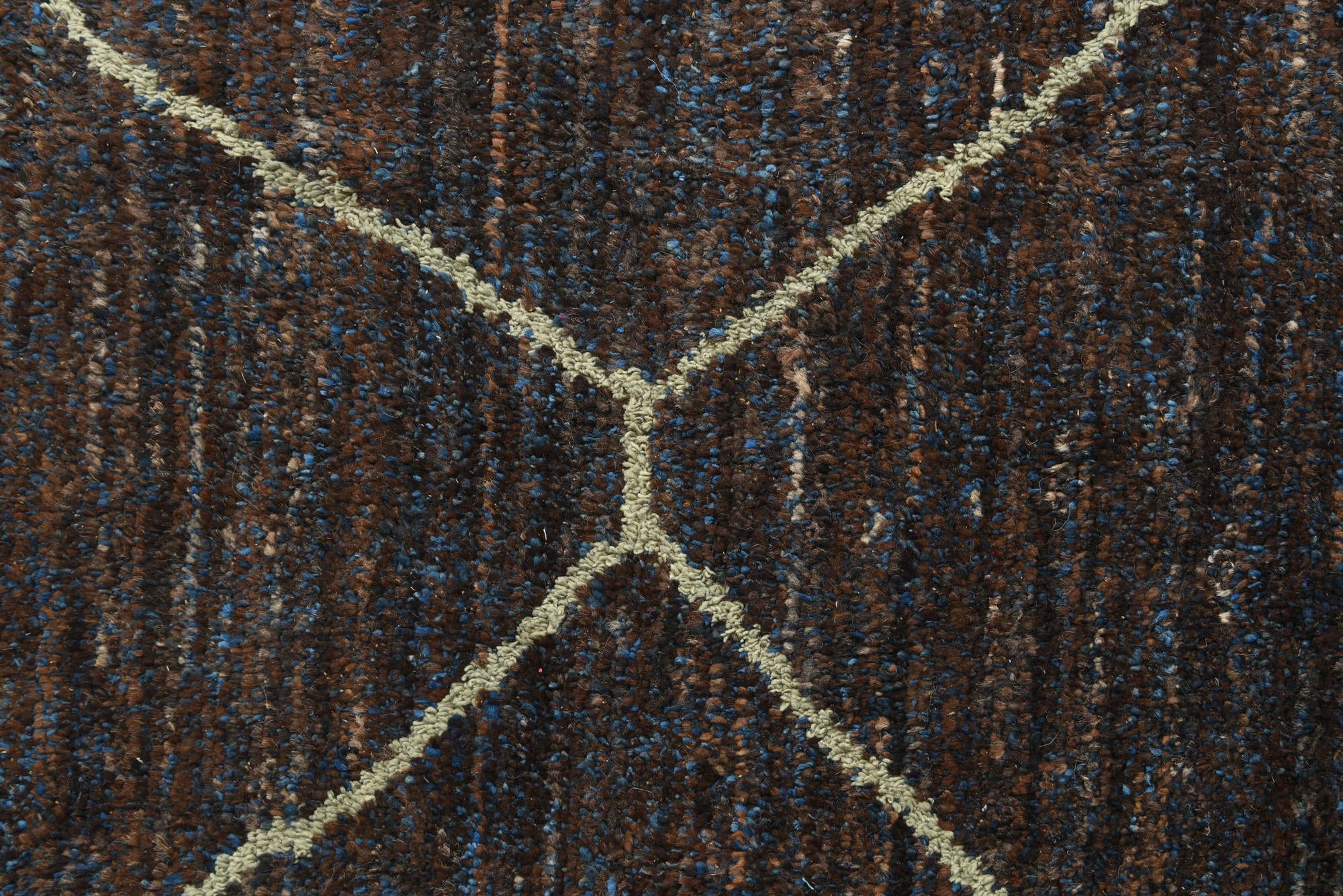 8' x 10' 4 Hand Knotted Moroccan Wool Rug