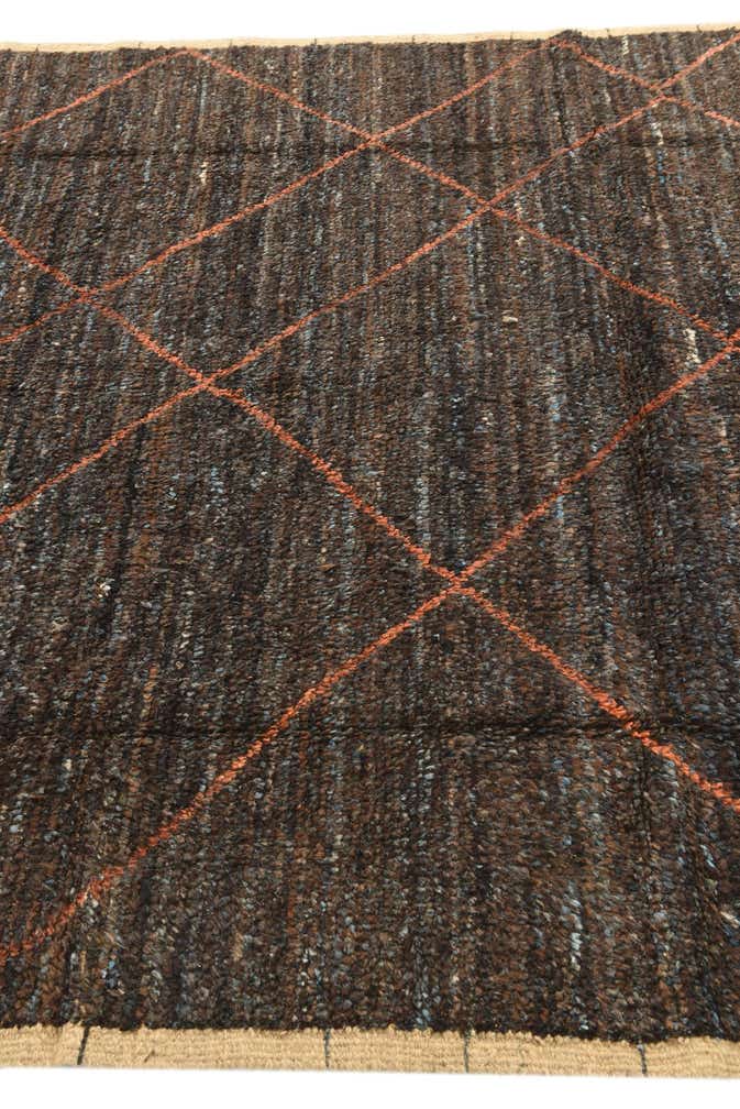 6' 2 x 9' 4 Hand Knotted Moroccan Wool Rug