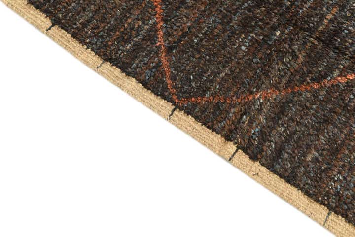 6' 2 x 9' 4 Hand Knotted Moroccan Wool Rug