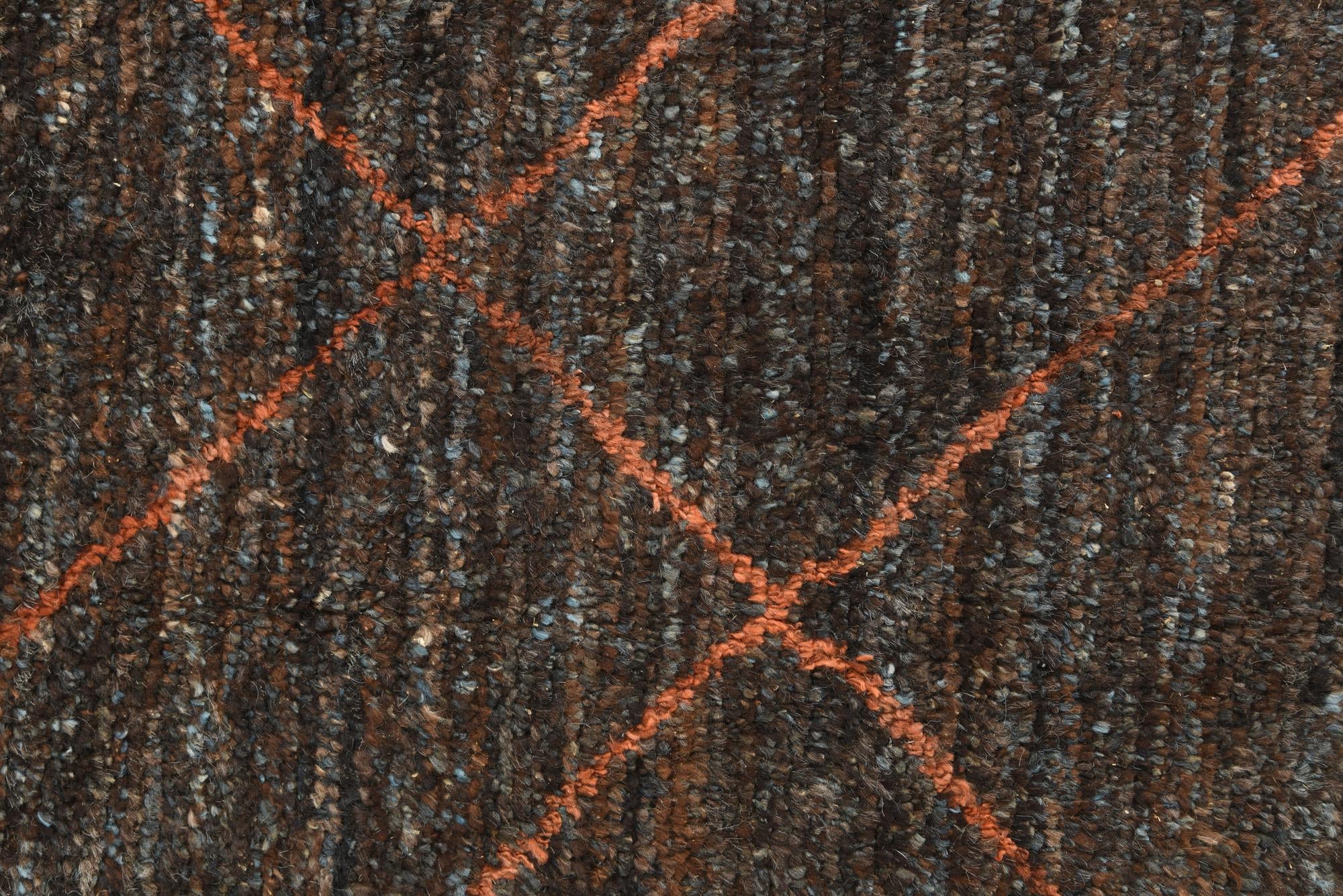 6' 2 x 9' 4 Hand Knotted Moroccan Wool Rug