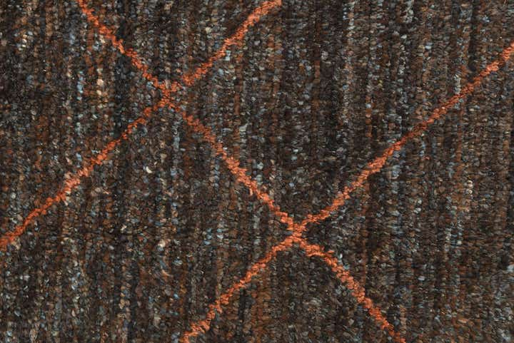 6' 2 x 9' 4 Hand Knotted Moroccan Wool Rug
