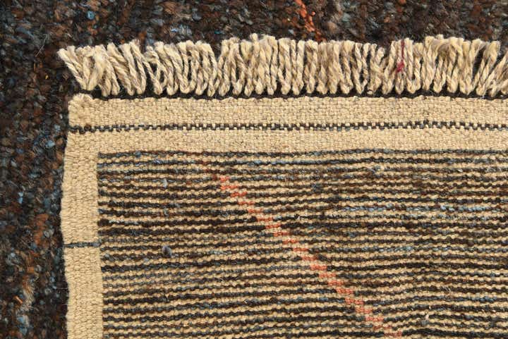 6' 2 x 9' 4 Hand Knotted Moroccan Wool Rug