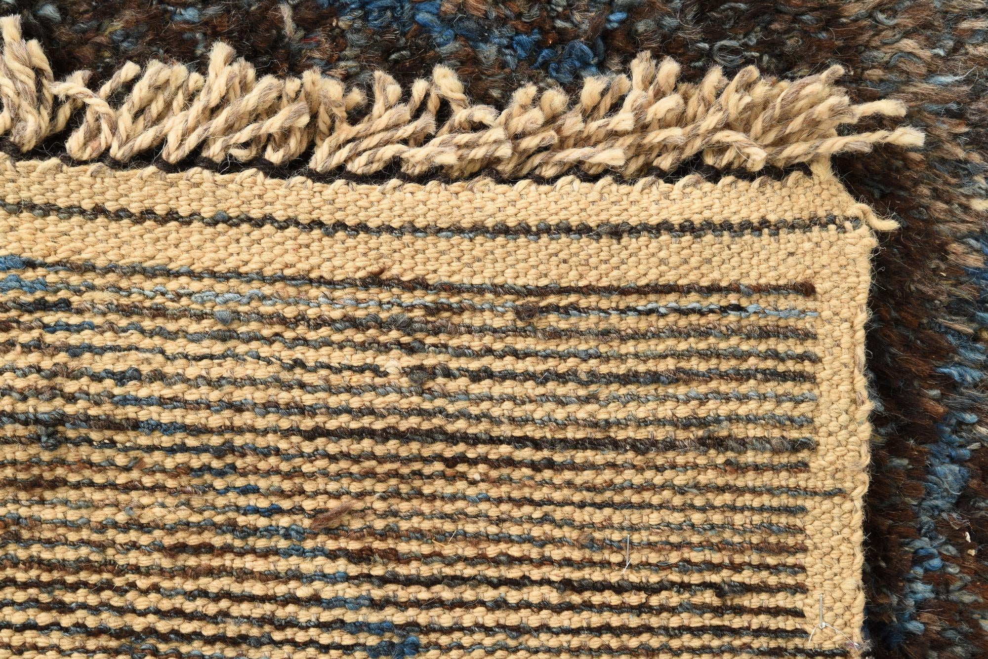 8' 5 x 10' 9 Hand Knotted Moroccan Wool Rug