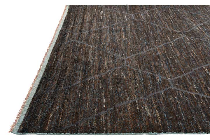 8' 10 x 12' 8 Hand Knotted Moroccan Wool Rug