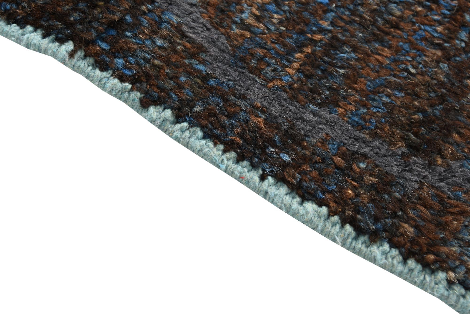 8' 10 x 12' 8 Hand Knotted Moroccan Wool Rug