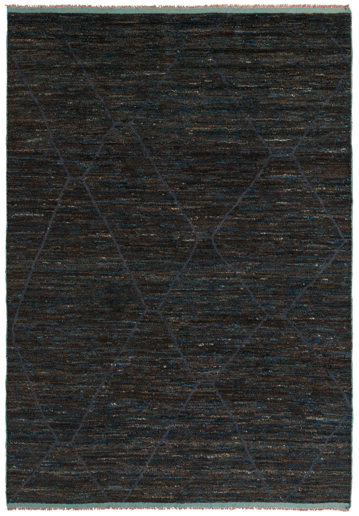 8' 10 x 12' 8 Hand Knotted Moroccan Wool Rug