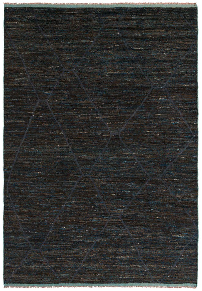 Detail image of 8' 10 x 12' 8 Hand Knotted Moroccan Wool Rug